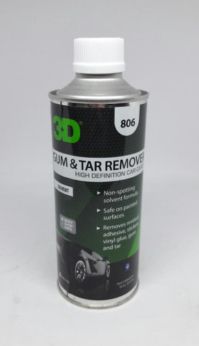 3d Gum & Tar Remover 16 Oz - High Gloss Rosario