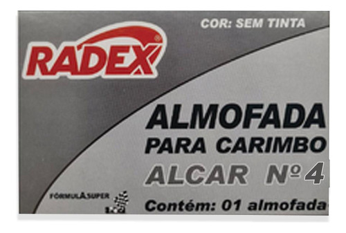 Almofada Para Carimbo N°4 Radex