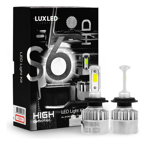 Kit Focos Led S6 Hd Auto Moto Tecnología Alemana H4 H7 H11 