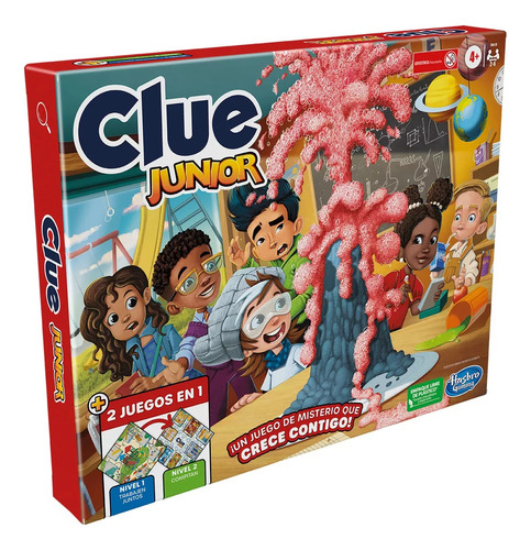 Hasbro Juego De Mesa Clue Junior Misterio Original Lelab