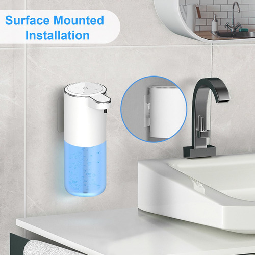 Dispensador De Jabón Automático Recargable Para Cocina Y Bañ Líquido Transparente