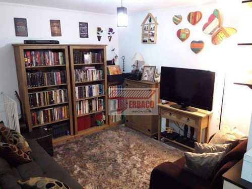 Imagem 14 de 30 de Cobertura Com 3 Dormitórios À Venda, 85 M² Por R$ 380.000,00 - Parque São Vicente - Mauá/sp - Co0739