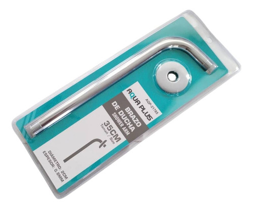 Brazo Tubo De Regadera Ducha 35 Cms Metal Cromado