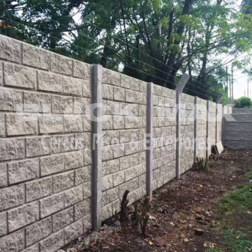 Muro Perimetral Cerco Tipo Bloque Rústico