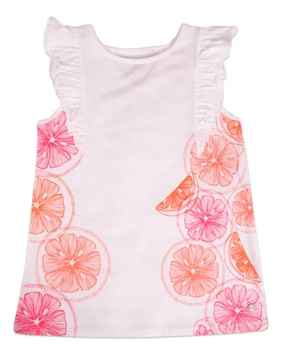 Polera Niña Blanco Pillin (pvy630-23bco)