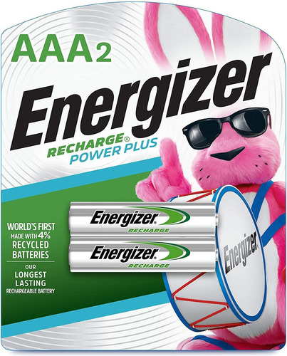 Imagen 1 de 9 de Pilas Recargables Energizer Aaa 700 Mah Blister 2 Unidades