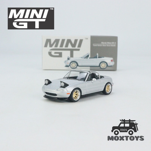 Mini Gt 1:64 Mazda Miata Mx-5 (na), Versión Plateada EquiPad