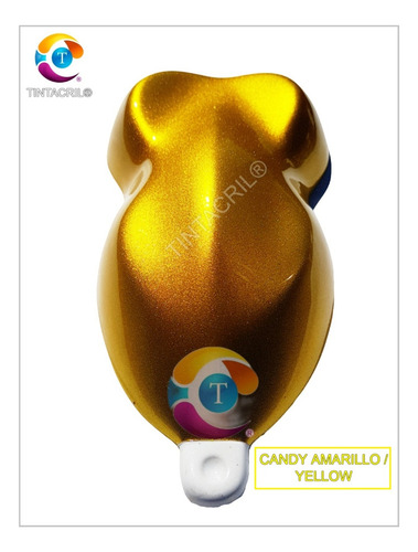 Imagen 6 de 9 de Pintura Candy Bicapa X 1 Lt. Dorado