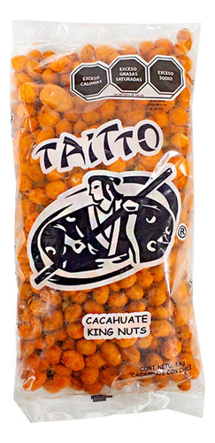 Bolsa Cacahuate King Nuts Queso 1 Kg Taitto Lo Más Rico