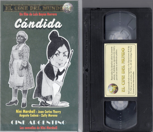Nini Marshall Pelicula Candida En Vhs Col. El Cine Del Mundo