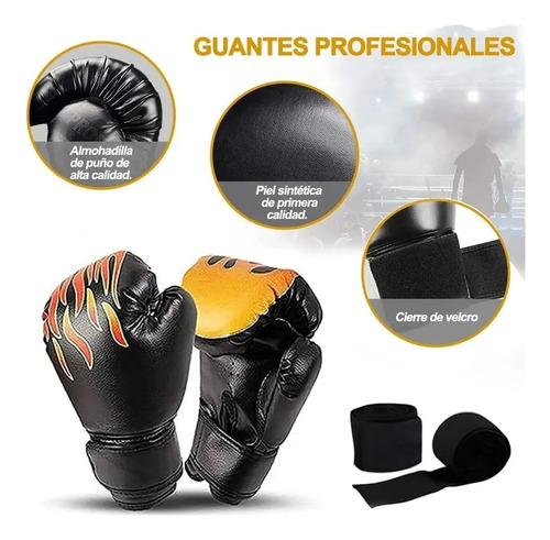 Banna Saco De Boxeo Profesional 120cm, Bolsa De Boxeo De 11 Piezas, Saco De Entrenamiento, Saco De Box Para Kickboxing, Entrenamiento De Gimnasio En Casa,negro