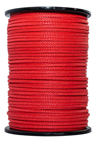 Cuerda Pp Perlón 3.0 Mm X 1000 Metros Bobina - Rojo