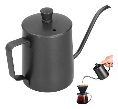 Hervidor De Café Con Tapa De Acero Inoxidable De 350 Ml