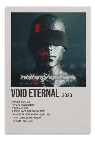 Void Eternal Nothing Nowhere Sin Marco, Estilo 12 X 18 Pulga