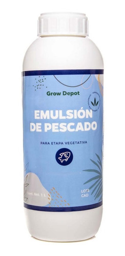 Emulsion De Pescado Liquida 1 L Fertilizante Orgánico Gdm