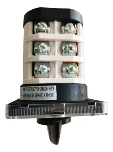 Chave Seletora Rotativa V8 32A Trifásica 3 Posições Modelo YMZ12
