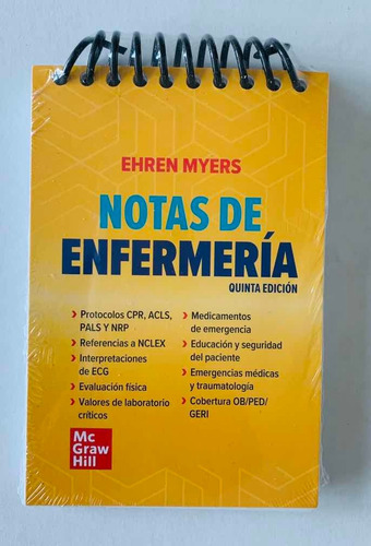 Notas De Enfermería 5a Myers -libro Físico- ¡envío Incluido!