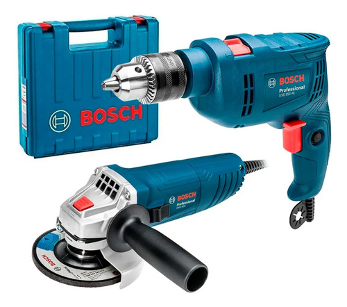 Amoladora 4-1/2'' 850w Gws 850 + Taladro Gsb 550 Bosch