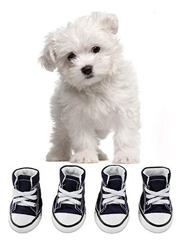 Abcgoodefg Mascota Perro Cachorro Lienzo Zapatos Deportivos