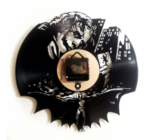 Reloj De Pared Ref. Atrapasueños Elaborado En Disco De Lp