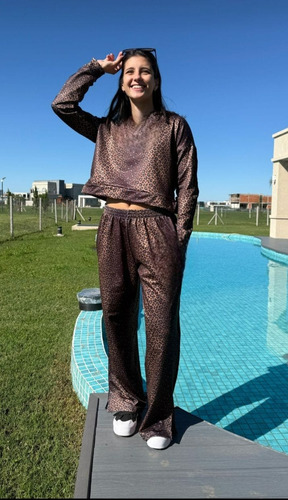 Pantalon Palazzo Animal Print
