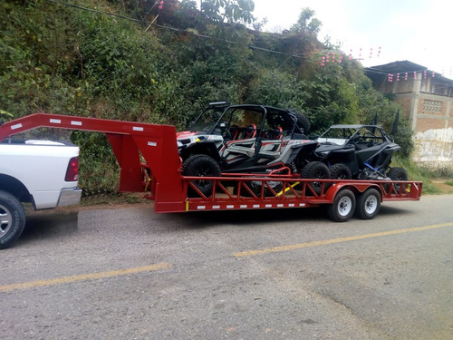 Remolque Seminuevo, 2 Rzrs Polaris, 2 Can Ams, Cap- 6 Ton