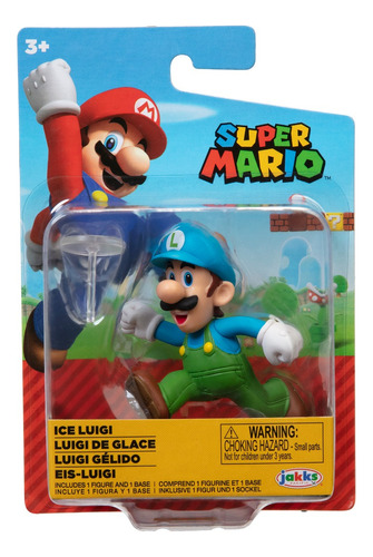 Jakks Pacific Nintendo Super Mario Bros Ice Luigi Videojuego