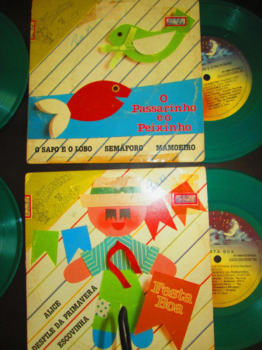 6 Disco Compacto Vinil Infantil Católico Paulinas Amarelinha