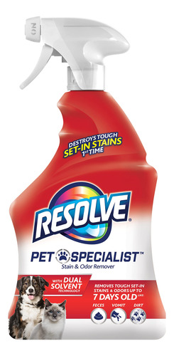 Resolve Pet Specialist Limpiador De Alfombras, Removedor De