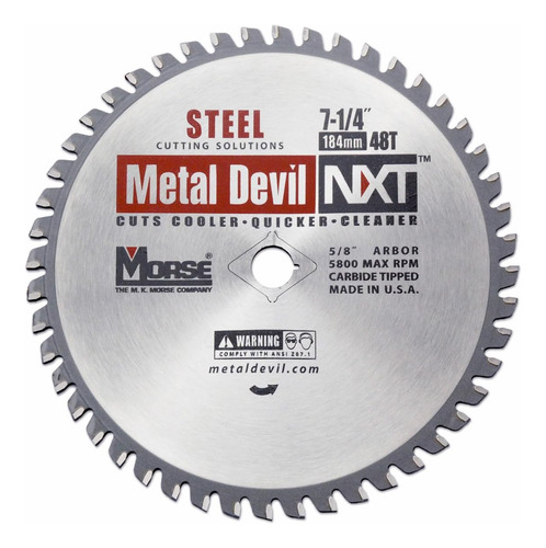 101356 Csm72548nsc Metal Devil Nxt Hoja De Sierra Circu...