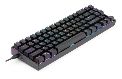 Imagen 4 de 8 de Teclado gamer inalámbrico Redragon Deimos K599-KRS QWERTY Red inglés UK color negro con luz RGB