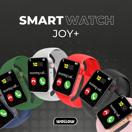Reloj Smartwatch Wollow Joy Plus Moderno Resistente