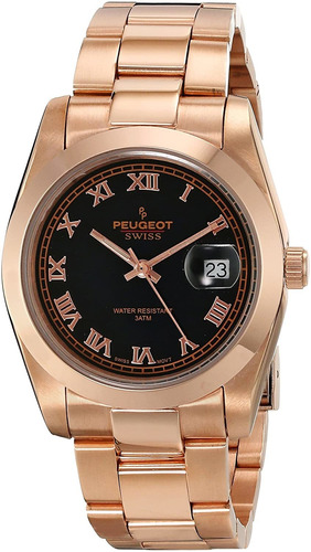 Reloj Mujer Peugeot Ps4911rg Cuarzo Pulso Oro Rosa Just Watc