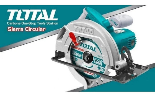 Imagen 4 de 7 de Sierra Circular Total 1400w 185mm Guia Y Disco Madera