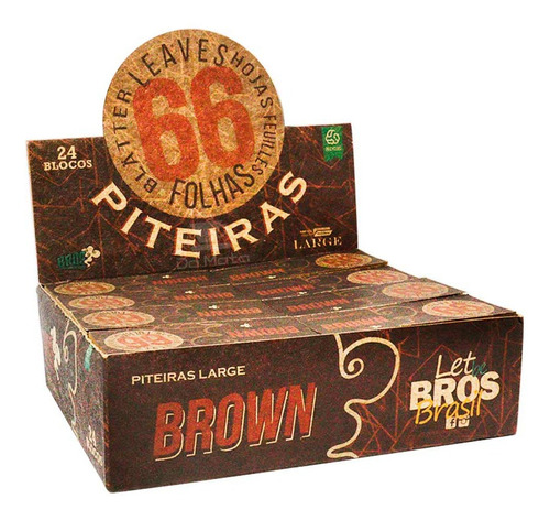 Caixa De Piteira Bros Brown - Piteira Brown