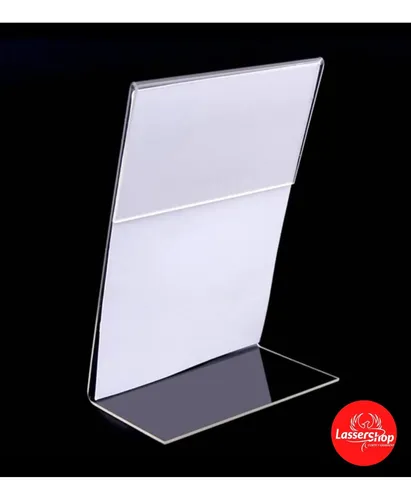 Soporte Acrílico Para Letreros 6 Unidades, 10×15