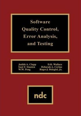 Libro Software Quality Control, Error, Analysis - Judith ...
