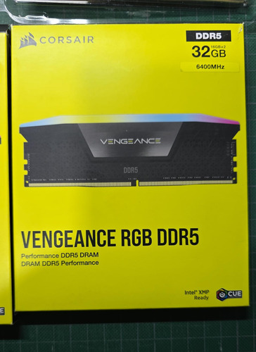 Corsair Vengeance Rgb Ddr5, 6400mhz, 32gb Cl36, Xmp (Usado)
