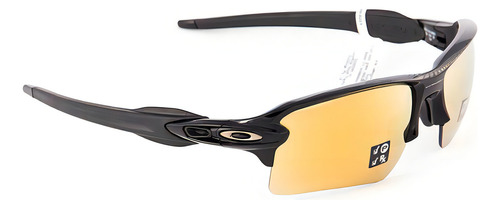 Gafas de sol polarizadas Oakley Flak 2.0 Xl, negro mate, 24 quilates