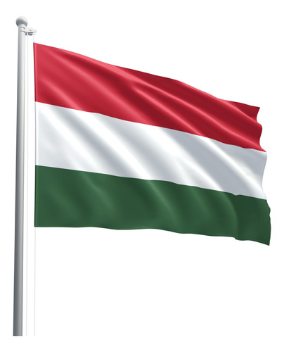 Bandeira Hungria Oxford Oficial 150x90 Cm Poliéster