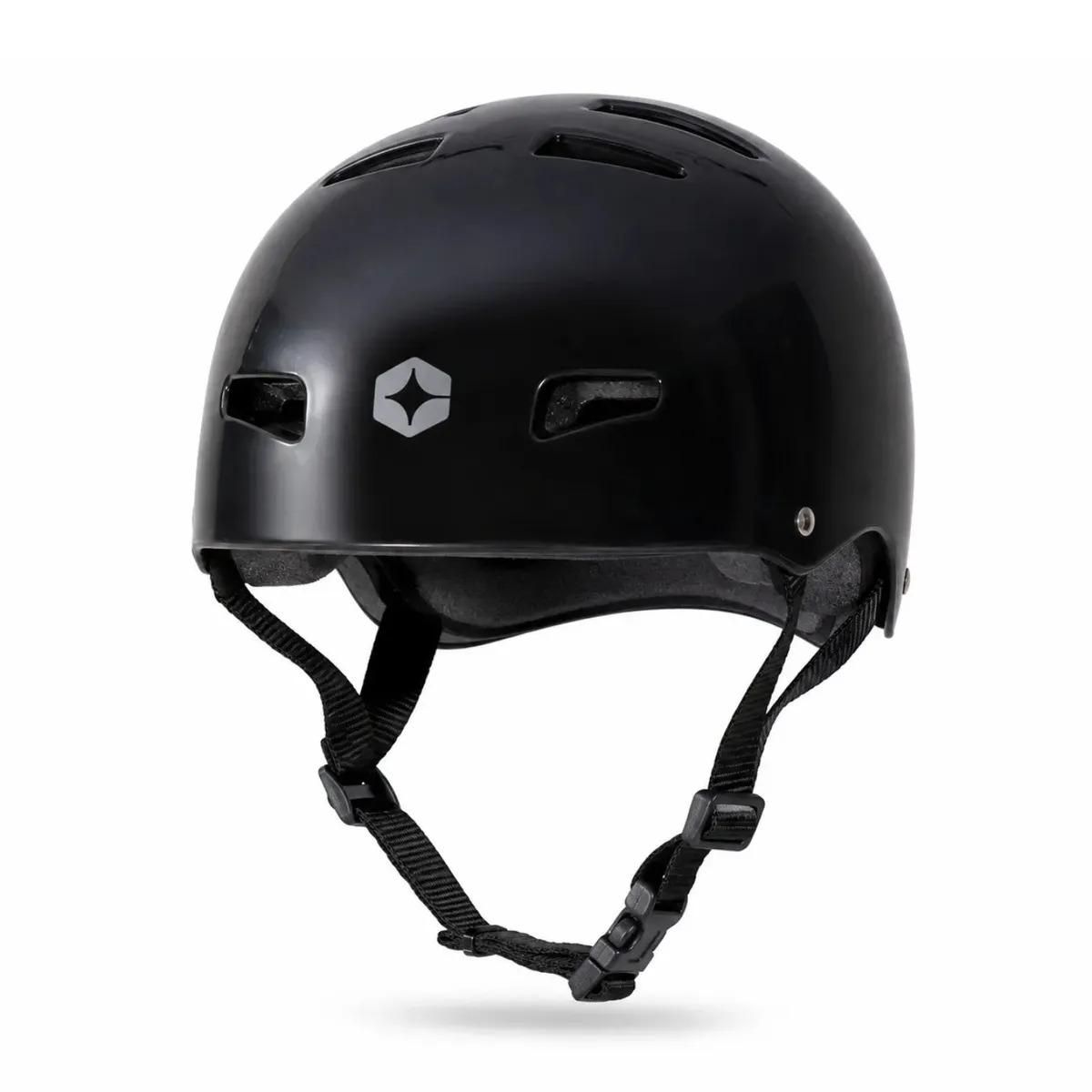 Capacete Profissional De Patinete Elétrico Skate Patins Bike Bicicleta Scooter Preto Unissex