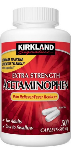 Acetaminofen Americano Kirkland - Unidad a $128