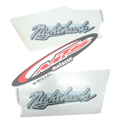 Juego Calcos Lateral Orginal Honda Cb 250 Nighthawk Moto Sur