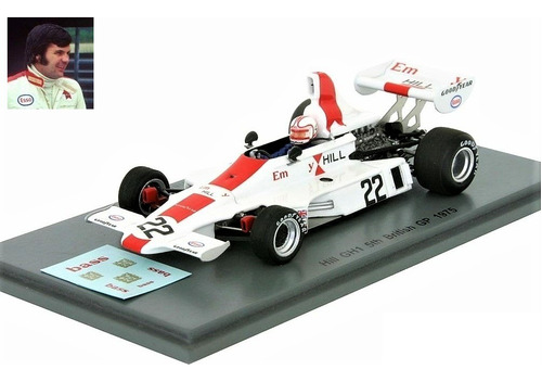 Hill Lola Gh1 #22 1975 Alan Jones British Gp - F1 Spark 1/43