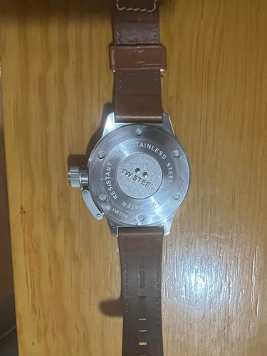 Reloj Tw Steel Canteen Café Miel Acero Inoxidable Crema (Usado)