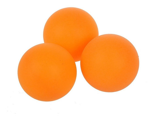 3 Pelotas De Ping Pong Pack De Pelotitas Naranjas