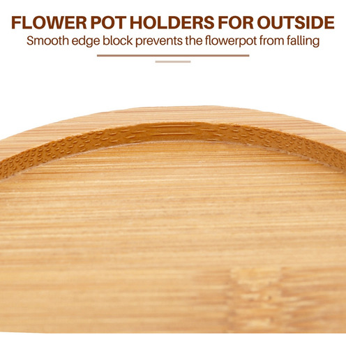 Soporte De Madera Para Plantas Con Base Para Macetas, Tabure
