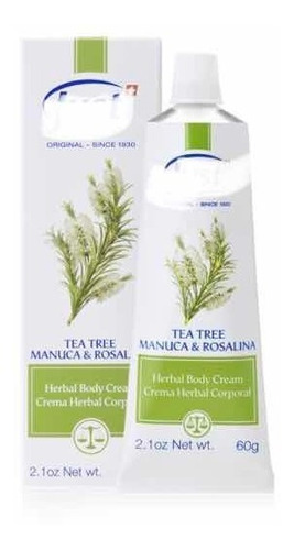 Crema De Tea Tree, Manuca Y Rosalina, 60 Gramos