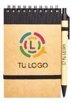 Comprar 100 Anotadores Ecologicos Eco Boligrafo Lapicera Logo Color