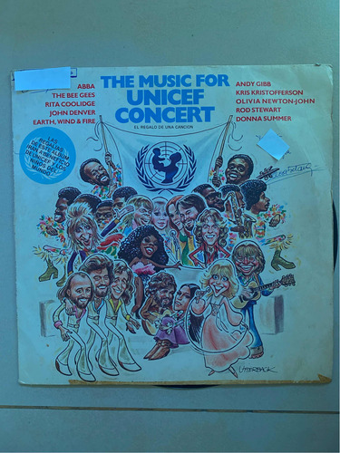 Disco Vinilo Unicef Concert 1979